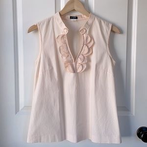 J Crew Sleeveless Blouse Sz 2